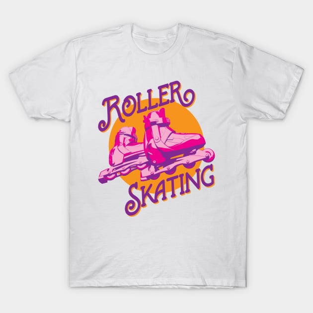 Roller Skating T-Shirt by HandJulie